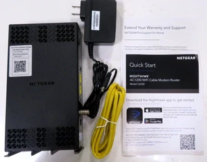 NETGEAR C6230 AC1200 WiFi Cable Modem Router  DOCSIS 3.0  Dual Band  USED - Picture 1 of 6