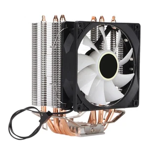 Single Fan CPU Fan Direct Contact Technology RGB Lighting Low Noise Computer NEW - Afbeelding 1 van 12