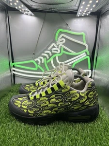 Nike Air Max 95 Premium All-Over Print Negro Volt Ceniza Blanco Talla 8.5 538416-019 - Imagen 1 de 9