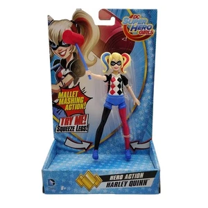 DC Super Hero Girls Hero Action Harley Quinn Actionfigur Neu 6" 2016 Mattel - Bild 1 von 4