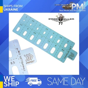 77Hélice PRP057 Rastreo y ENMASCARAMIENTO EN AEROSOL PLANTILLA Aerógrafo Nº 5 - Imagen 1 de 2