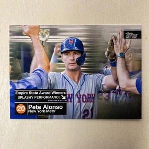 Pete Alonso 2020 Topps Series 2 #ESAW-18 Empire State Award Winners MLB NY Mets - Picture 1 of 2