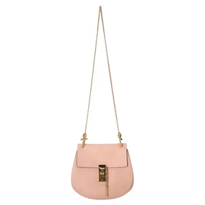 Chloé Mittlere Drew-Umhängetasche Aus Pastellrosa Leder Weiblich Rosa One Size - Bild 1 von 11