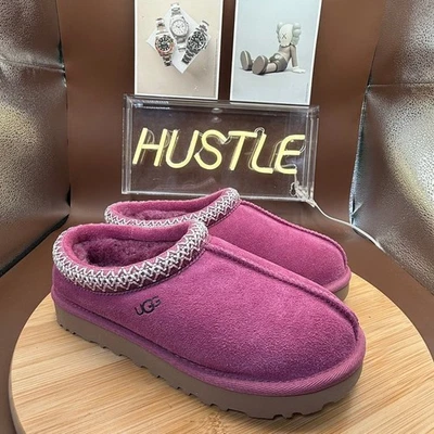 UGG TASMAN BOUGAINVILLEA ЗАМШИ/ШЕРСТИ ТАПОЧКИ ТУФЛИ, ЖЕНЩИН США 6 - Изображение 1 из 4