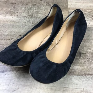 J.Crew Damengröße 8 schwarze Wildleder-Ballerinas - Bild 1 von 9