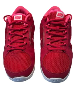 ¡En muy buen estado! Nike Flex Trainer 4 643083-603 Mujer Talla 10 Zapatos de Entrenamiento Rosa Blanco - Imagen 1 de 11
