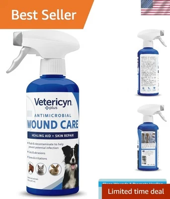 Effective Pet Wound Care Spray - Safe Healing Aid for Dogs & Cats, 16 oz - Image 1 of 4