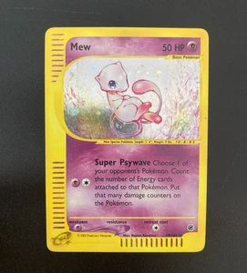 Carte Pokemon Mew Holo 19/165 Expedition ENG Anglais Excellent EXC Vintage - Imagen 1 de 5