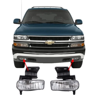 LUZES DE NEBLINA PARA 2000 2001 2002 2003 2004 2005 2006 TAHOE TRANSPARENTE - Imagem 1 de 4
