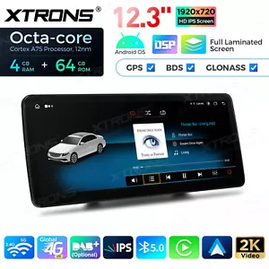 For Benz W176 C117 W463 X156 CarPlay Android 14 8-Core 4G LTE Car Stereo GPS DSP - Picture 1 of 16