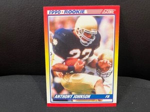 1990 Score Anthony Johnson RC #624 Indianapolis Colts