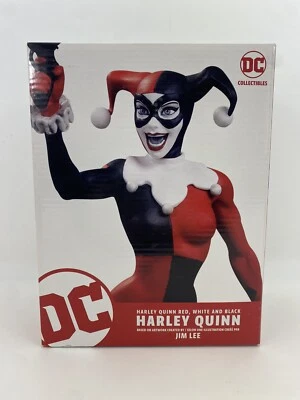 Estatua de Batman roja, blanca y negra Harley Quinn Jim Lee DC Comics (2016) Foto 1 de 4