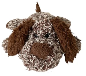 Best Made Toys Plush Dog Brown White Puppy 10" Shaggy Floppy Laying Stuffed Toy - Picture 1 of 9