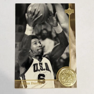 1994-95 Upper Deck USA ADRIAN DANTLEY #88 All-Time Greats HOF Minor corners EX+ - Image 1 of 4