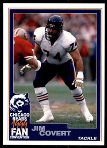 1999 Chicago Bears Fan Convention Jim Covert HOF TRÈS RARE Pitt Panthers - Photo 1 sur 3