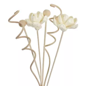 6pcs Flower Lotus Rattan Reed Diffuser Fragrance Sticks Replacement Home Decor - Picture 1 of 9