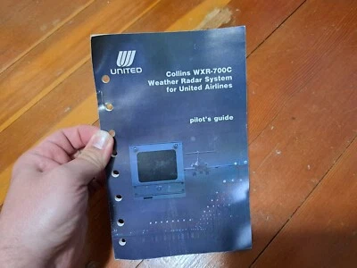 United Airlines Collins WXR-700C Weather Radar System for United Airlines Manual - Image 1 of 3