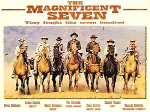 magnificent-seven Poster Canvas Print Art Painting Decor Reprint wall A0 A1 A2 A - Picture 1 of 11