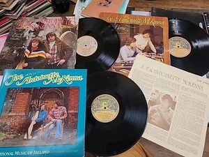 3 LP Lot Joe & Antoinette McKenna Trad Music Ireland Farewell At Home VG Shape - Picture 1 of 2