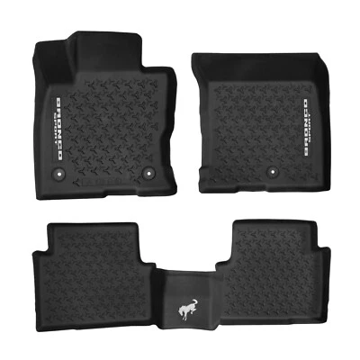 NEW OEM 21-24 Ford Bronco SPORT Rubber Floor Mat Black- VINYL FLOORS Badlands - Image 1 of 4