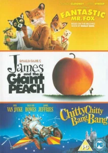 Fantastic Mr Fox / James and the Giant Peach / Chitty Chitty Bang Bang DVD - Picture 1 of 1