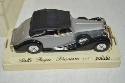 VOITURE SOLIDO ROLLS ROYCE PHANTOM 4046 1/43 CAR/AUTO  PARFAIT ETAT BOITE - Photo 1/4