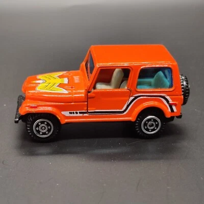 AUTO YATING JEEP CJ 7 N°1602 ARANCE EAQUILA MADE IN HONG KONG ECH 1:64 - Immagine 1 di 4
