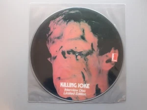 KILLING JOKE Interview UK 1985 12" picture disc VINYL RECORD POST PUNK - Picture 1 of 2