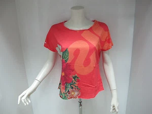 DESIGUAL t-shirt donna mod.CD 60T2SD3-3177 col.FUCSIA/SALMONE estate 2016 - Imagen 1 de 5