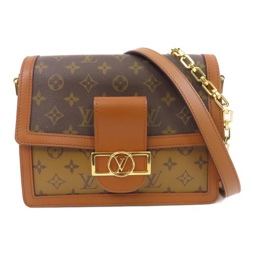 LOUIS VUITTON（LV） Borsa a tracolla Louis Vuitton LV GHW Dauphine MM 2 vie M44391 monogramma retro