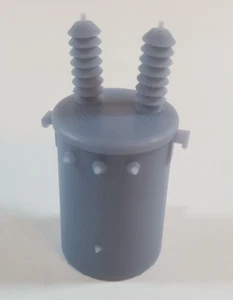 O Maßstab Pol montiert elektrischer Transformator 6er-Pack für Modelleisenbahn Diorama - Bild 1 von 5