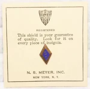 WWII Sweetheart Navy "USN" Diamond pin - medium blue pin 2592 - Picture 1 of 1