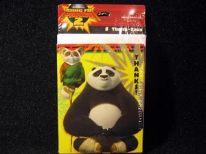 8 buste buste forniture festa compleanno note Kung Fu Panda 2 BIGLIETTI RINGRAZIAMENTO - Foto 1 di 1