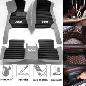 Car Floor Mats For KIA Forte/Forte Koupe/Forte5 Waterproof Auto Liner Carpets - Picture 1 of 32