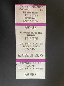 It Bites Ticket 1986 - Foto 1 di 1