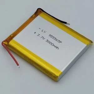 Batteria ricaricabile 3.7V 5000mAh 955565 polimero LiPo - Foto 1 di 4