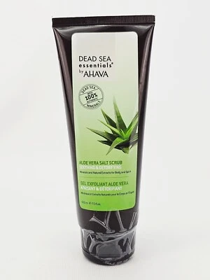 Ahava Dead Sea Essentials Aloe Vera Salt Scrub Exfoliate Detox 7.5 oz - Image 1 of 4