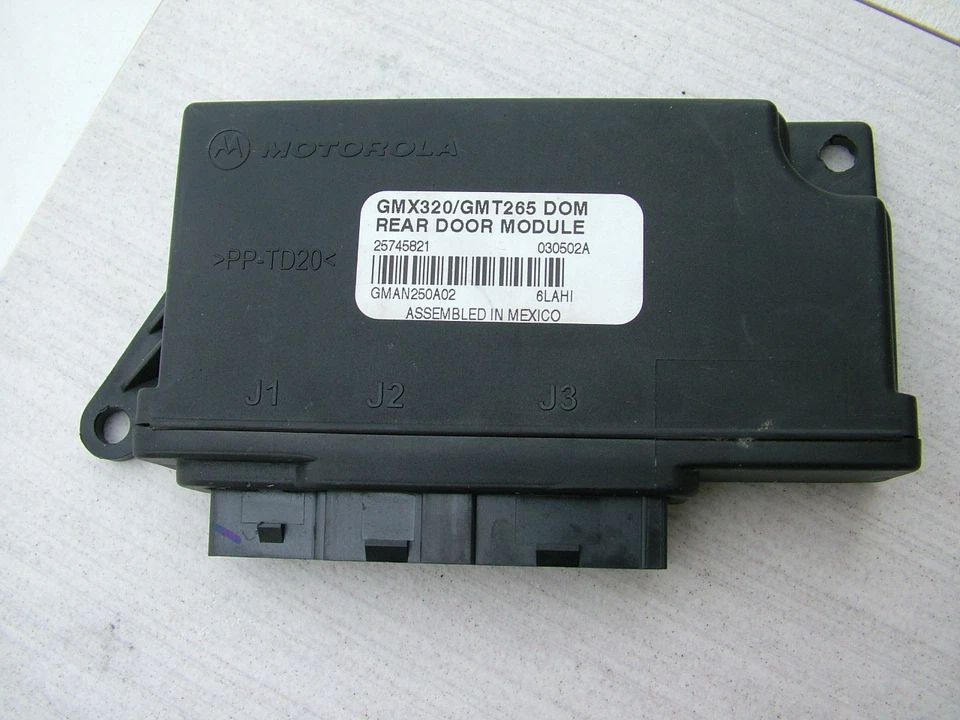 2003-2007 CADILLAC CTS SRX REAR DOOR MODULE GMX320/GMT265 OEM PART#25745821 - Image 1 of 1