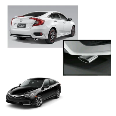 For Honda Civic FK FC 2016  18 20 Exhaust Tip Finisher Pipe Muffle Stainless - Image 1 of 4