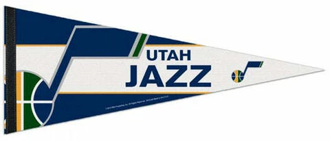 UTAH JAZZ Official NBA Basketball Team Logo Premium Felt Collectors PENNANT Cover