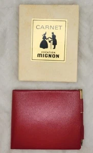 Indirizzo telefonico vintage 2 vie REPERTORIO TELEFONICO De Poche Mignon Paris Carnet - Foto 1 di 14