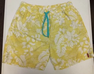 Tommy Bahama Herren Badehose gelb Blumen Größe Large Bademode - Bild 1 von 4
