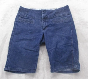 NA NA Fashion Bermuda Jeans Shorts Damen 6 blau dunkle Waschung Stretch Low-Rise - Bild 1 von 10