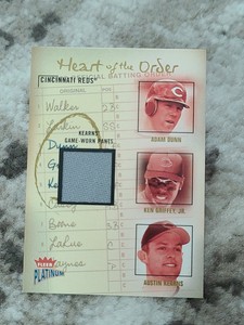 2003 Fleer Platinum Ken Griffey Jr Heart of the Order #'d/400 - SSP