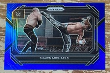 2023 Panini Prizm WWE Shawn Michaels Blue Parallel Card #’d 68/199!!