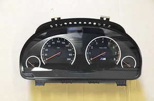 BMW M5 F10 M6 F06 F12 F13 LCI INSTRUMENT COMBINATION SPEEDOMETER INSTRUMENT CLUSTER HUD MPH - Picture 1 of 2