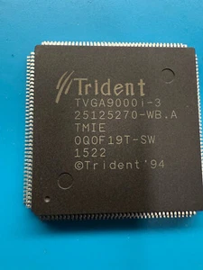TRIDENT TVGA9000I-3 QFP LOW COST VGA CONTROLLER USA Versand, Preis je - Bild 1 von 3