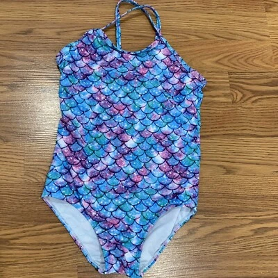 Traje de baño de una pieza para niñas pequeñas Sirena Playa Traje de baño Traje de baño Talla XL Foto 1 de 3