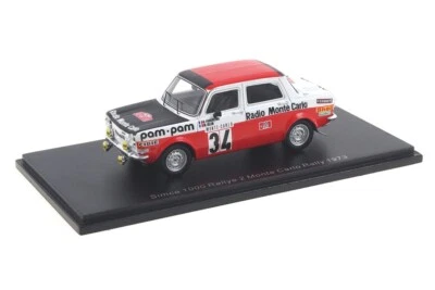 Simca 1000 Rallye 2 Rallye Monte Carlo 1973 Fiorentino / Gélin Spark 1:43 S9457 - Immagine 1 di 4