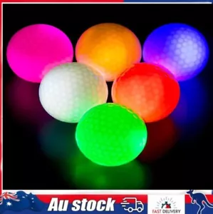 Glow in The Dark Golf Balls Light up Led Golf Balls Night Golf Gift Sets AUS - Picture 1 of 15